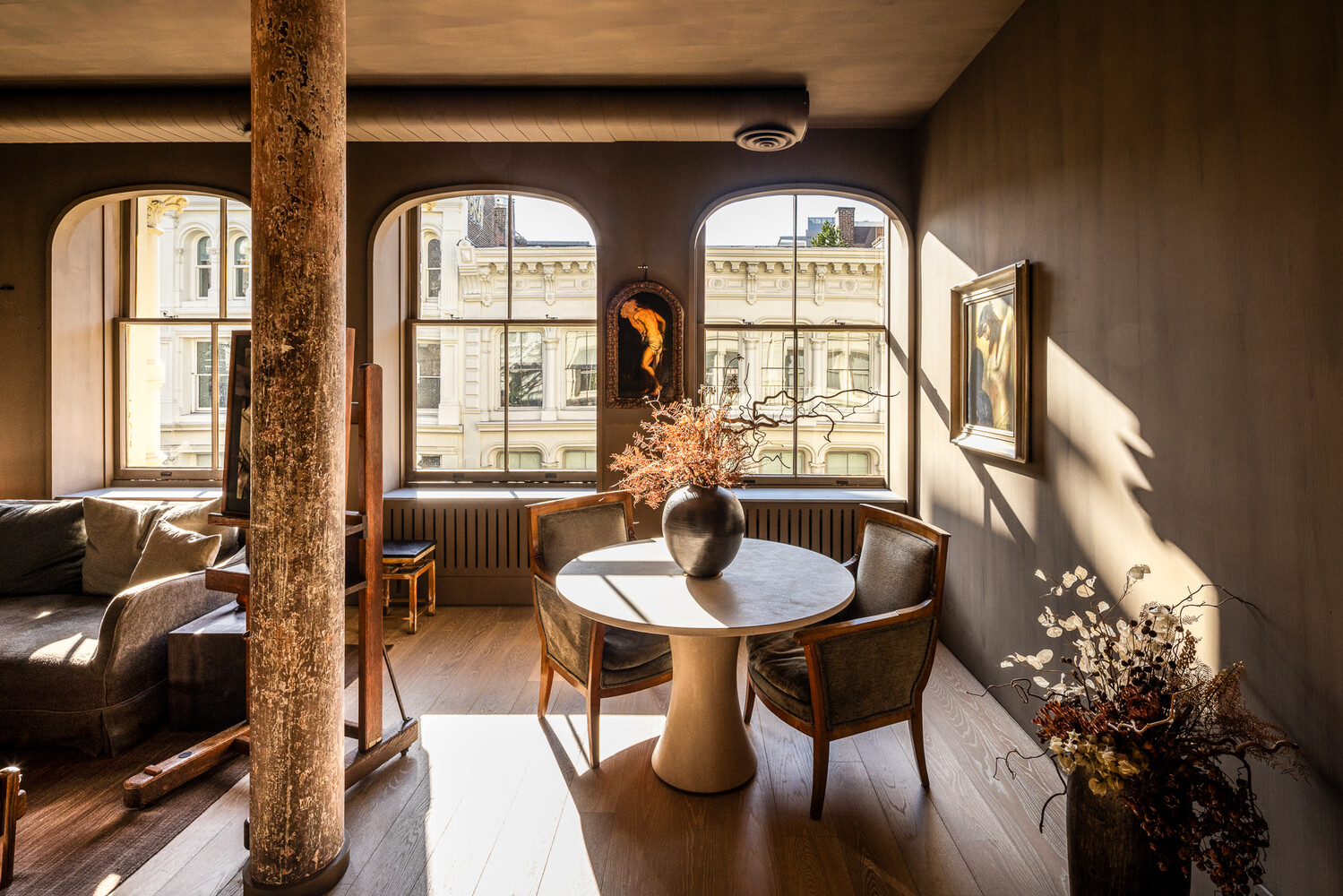 20 Greene Street, Unit PH Manhattan, NY 10013 - Photo 33 of 38 a dining room with furniture and window