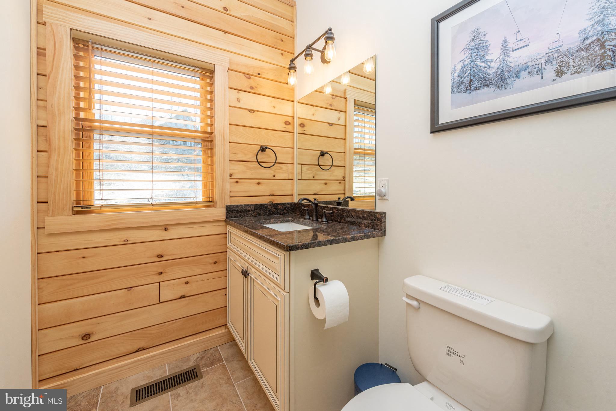 828 North Camp Road McHenry, MD 21541 - Photo 23 of 59 a bathroom with a toilet a sink and a window