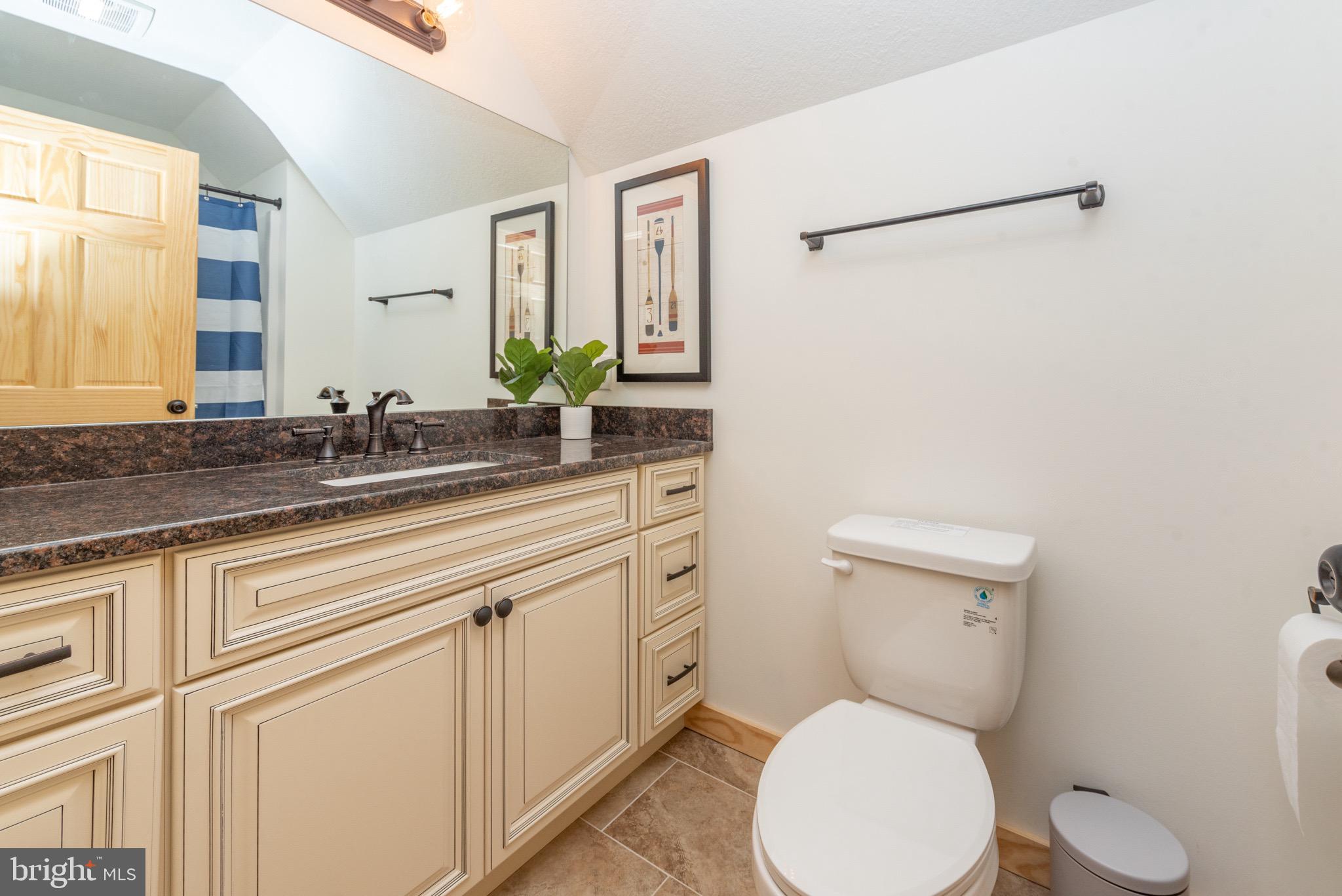 828 North Camp Road McHenry, MD 21541 - Photo 32 of 59 a bathroom with a toilet sink and mirror