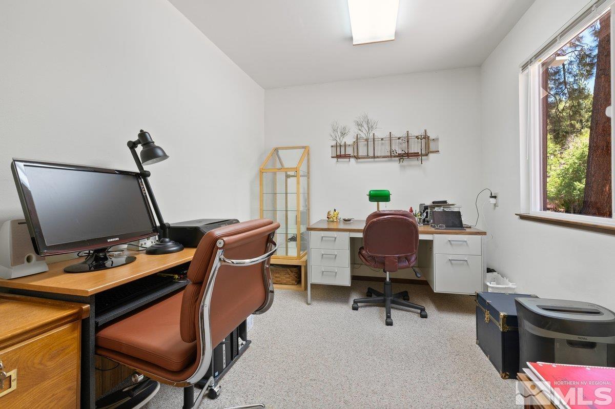 178 Chimney Rock Road Stateline, NV 89449 - Photo 13 of 28 a view of a workspace with furniture and a window