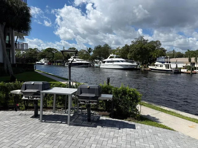 a view of dinning table and chairs in patio