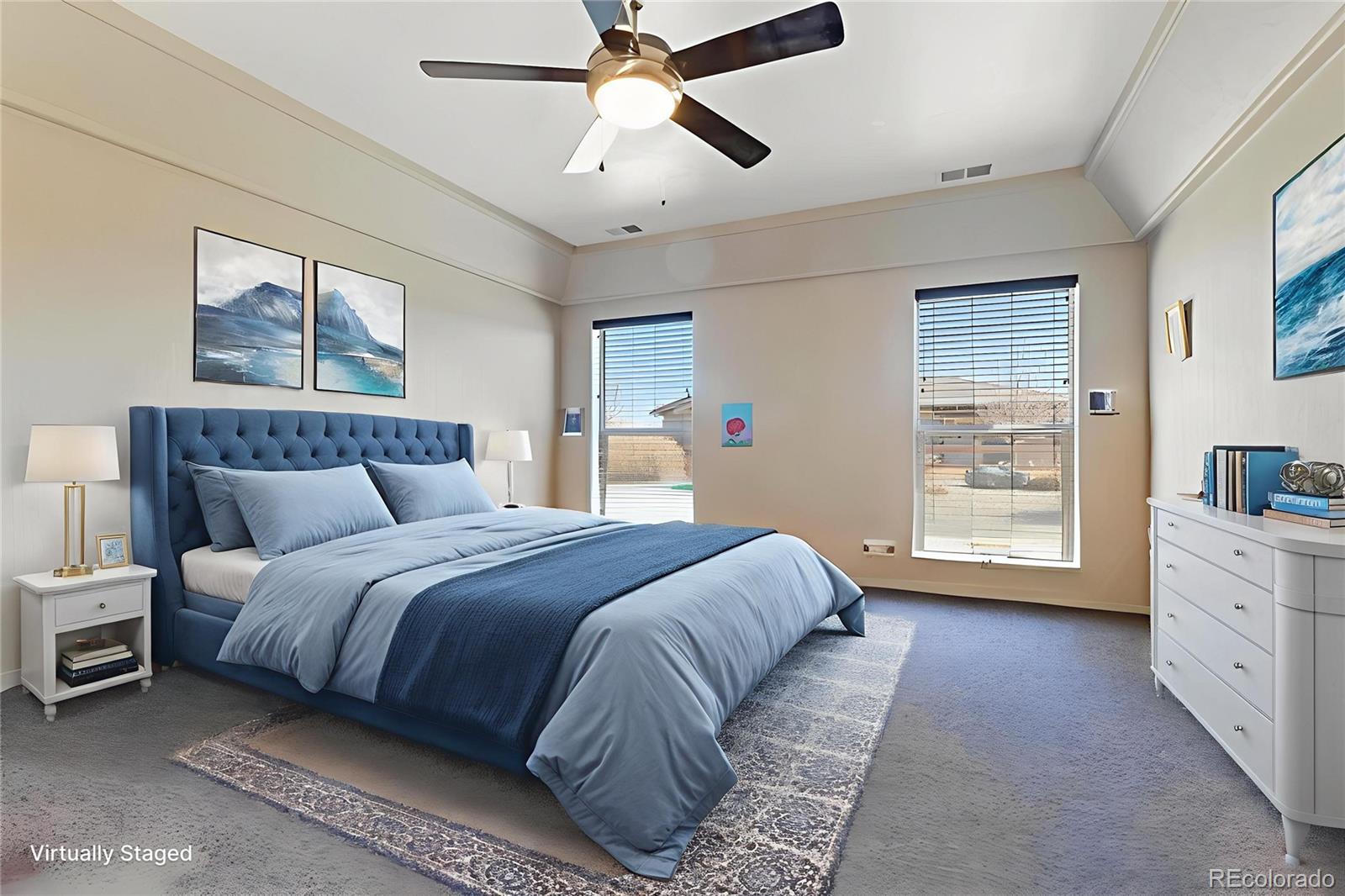 1326 Fairway Drive Fruita, CO 81521 - Photo 11 of 22 a bedroom with a large bed and a window