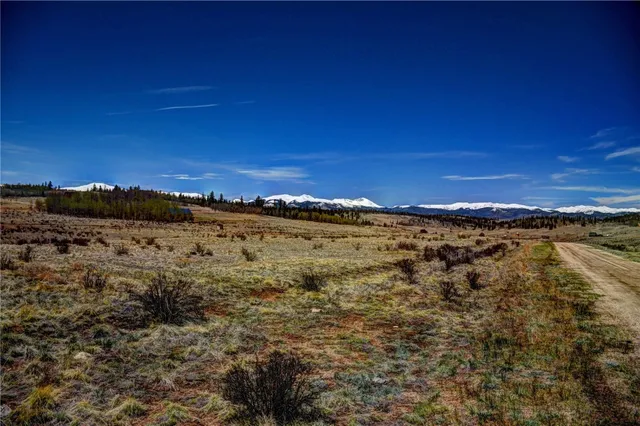 a view of a large building with a city view