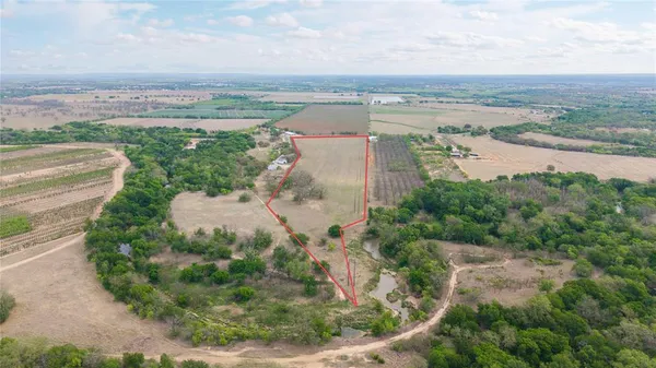 an aerial view of a beach