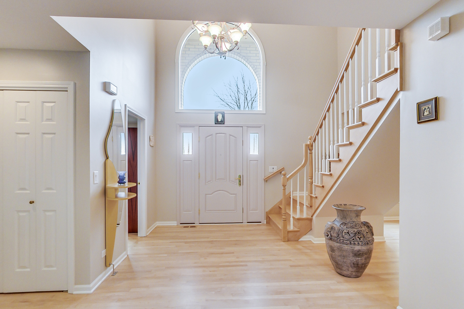 790 Edgemere Road Buffalo Grove, IL 60089 - Photo 2 of 42 a view of entryway and hall with wooden floor