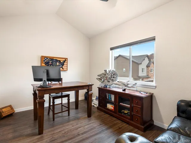 a view of city from a balcony