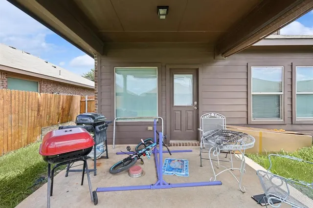 a outdoor space with furniture