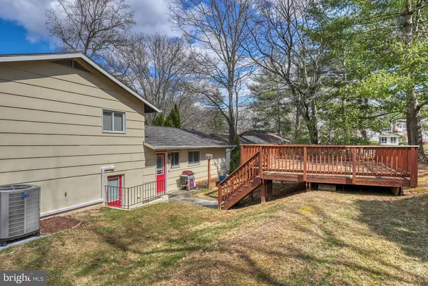 a backyard of a house