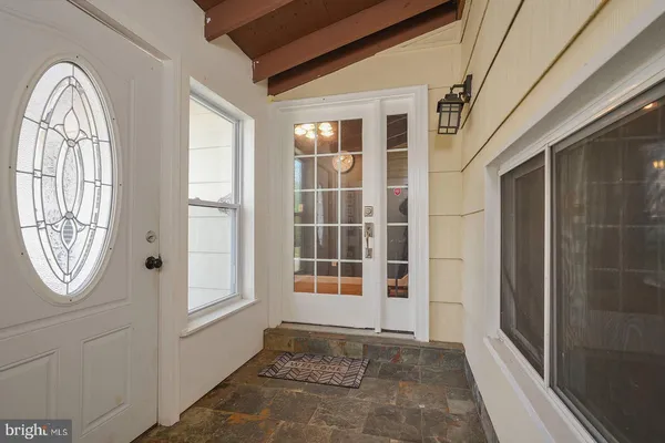a view of front door of a house