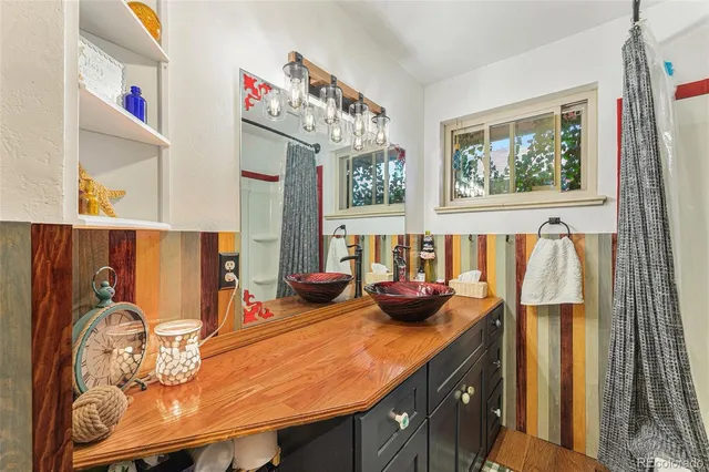 a room with furniture and window