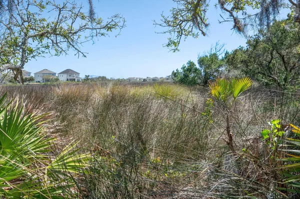 a view of backyard with green space