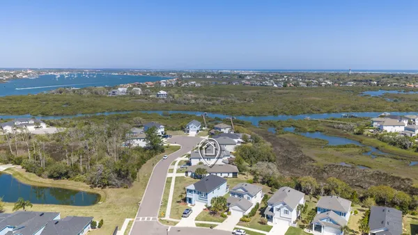 a view of a city with an ocean