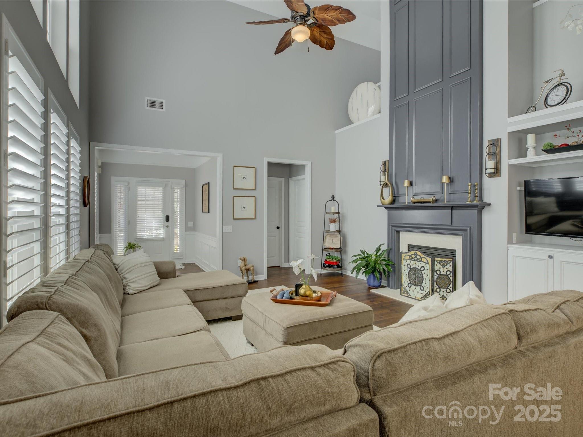 2125 Ashley River Road Waxhaw, NC 28173 - Photo 14 of 43 a view of a livingroom with furniture and a fireplace