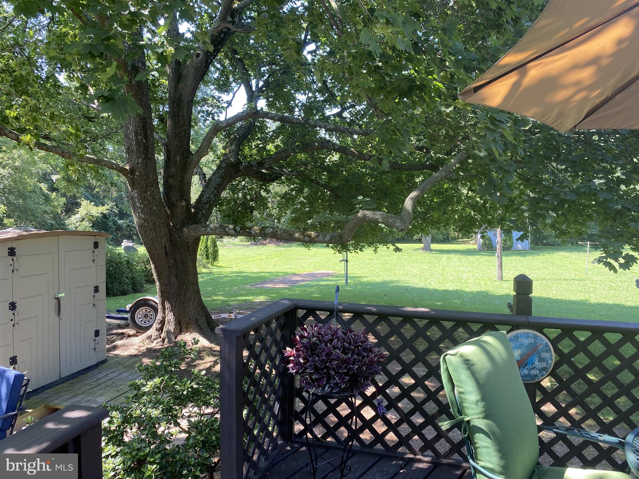 1234 South Bay Road Dover, DE 19901 - Photo 22 of 30 Mature shade tree provides shade over deck
