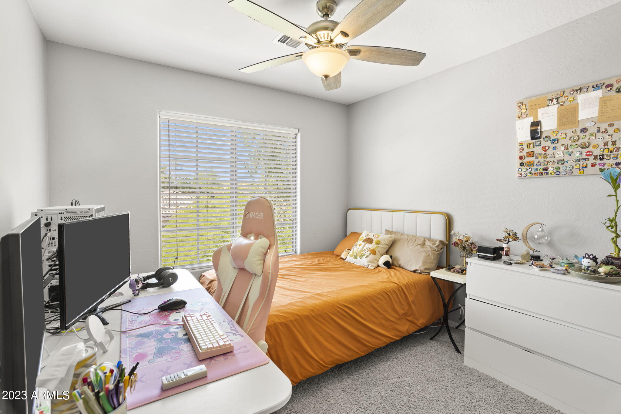 3739 West Memorial Drive Anthem, AZ 85086 - Photo 16 of 23 a bedroom with bed and a window