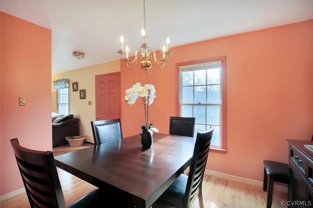 6400 Oldbern Road Chesterfield, VA 23832 - Photo 7 of 19 a view of a dining room with furniture and wooden floor