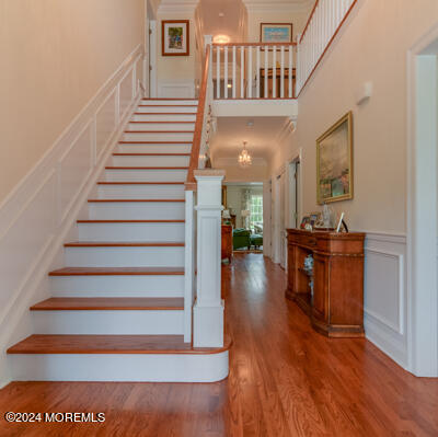 513 Mercer Avenue Spring Lake, NJ 07762 - Photo 37 of 61 a view of entryway and hall with wooden floor