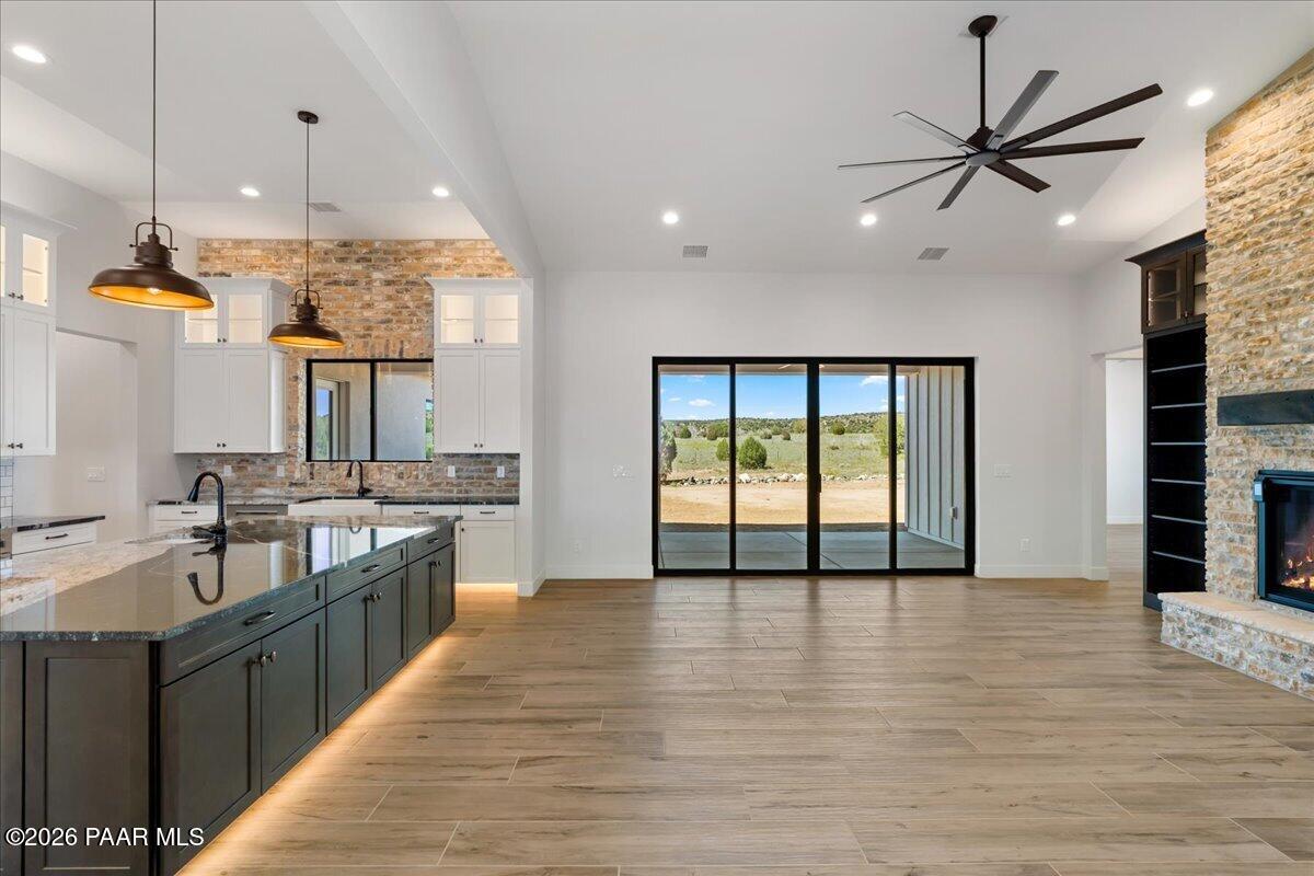 1170 East Cougar Ridge Road Paulden, AZ 86334 - Photo 10 of 59 Kitchen & Living Room