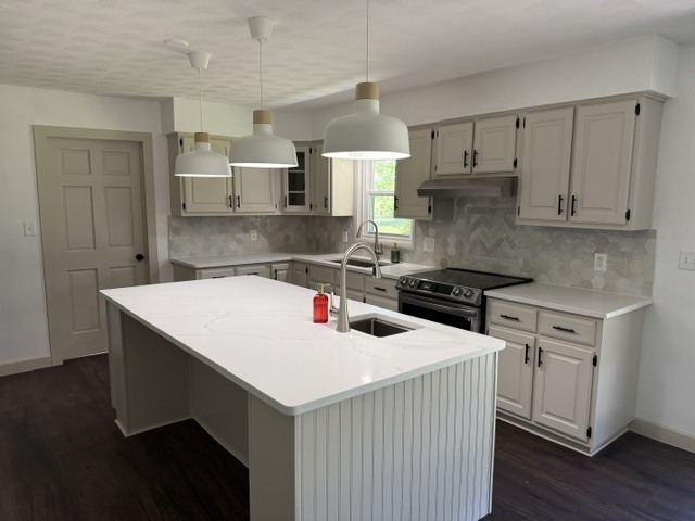6241 Wards Mill Road Marion, IL 62959 - Photo 5 of 29 a kitchen with stainless steel appliances a sink a stove a refrigerator and cabinets