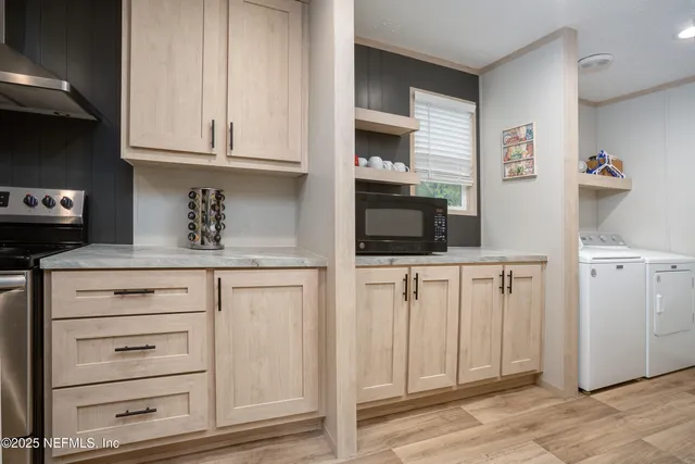 a view of outdoor space with garden