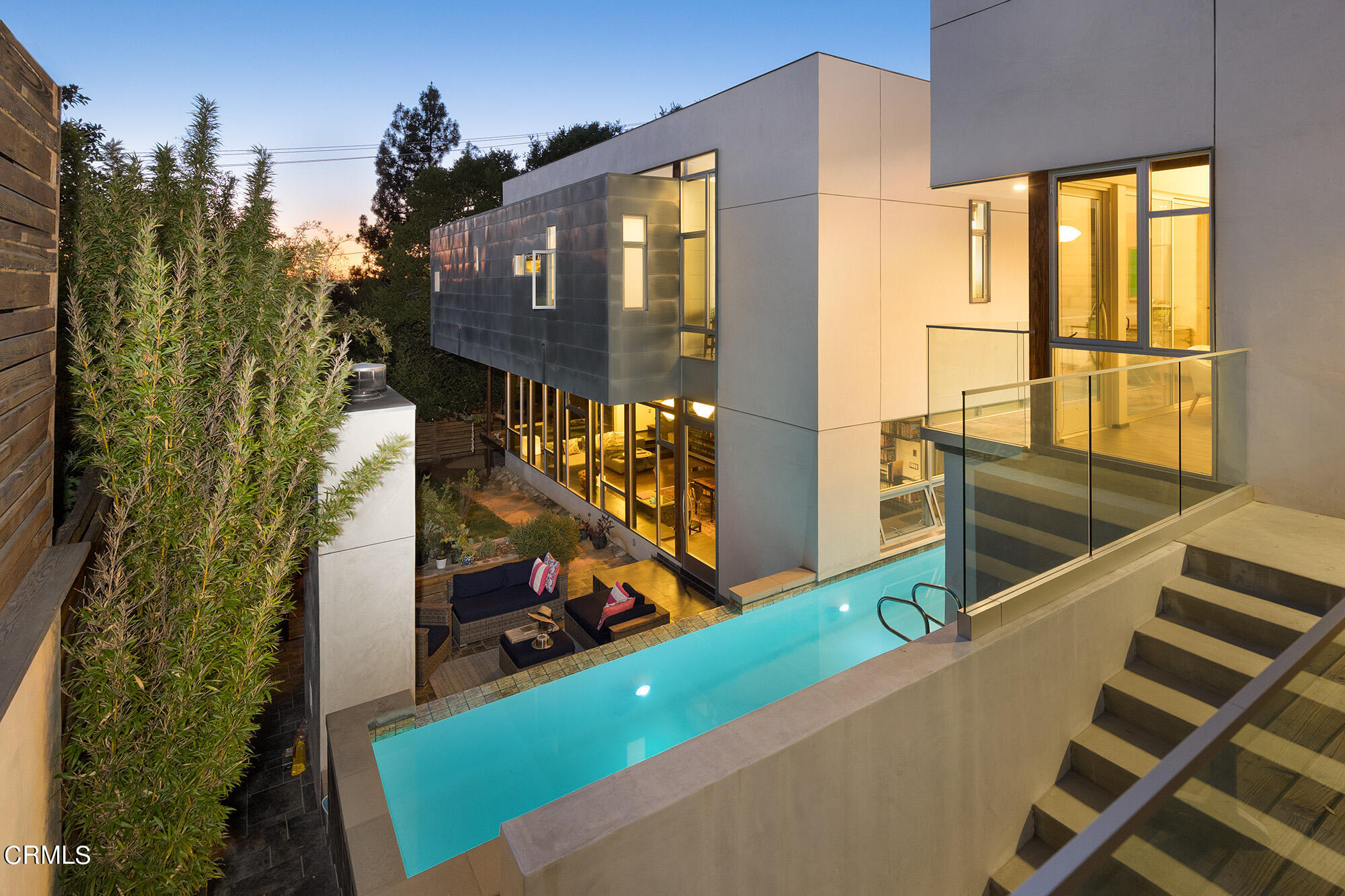a view of outdoor space and front view of a house