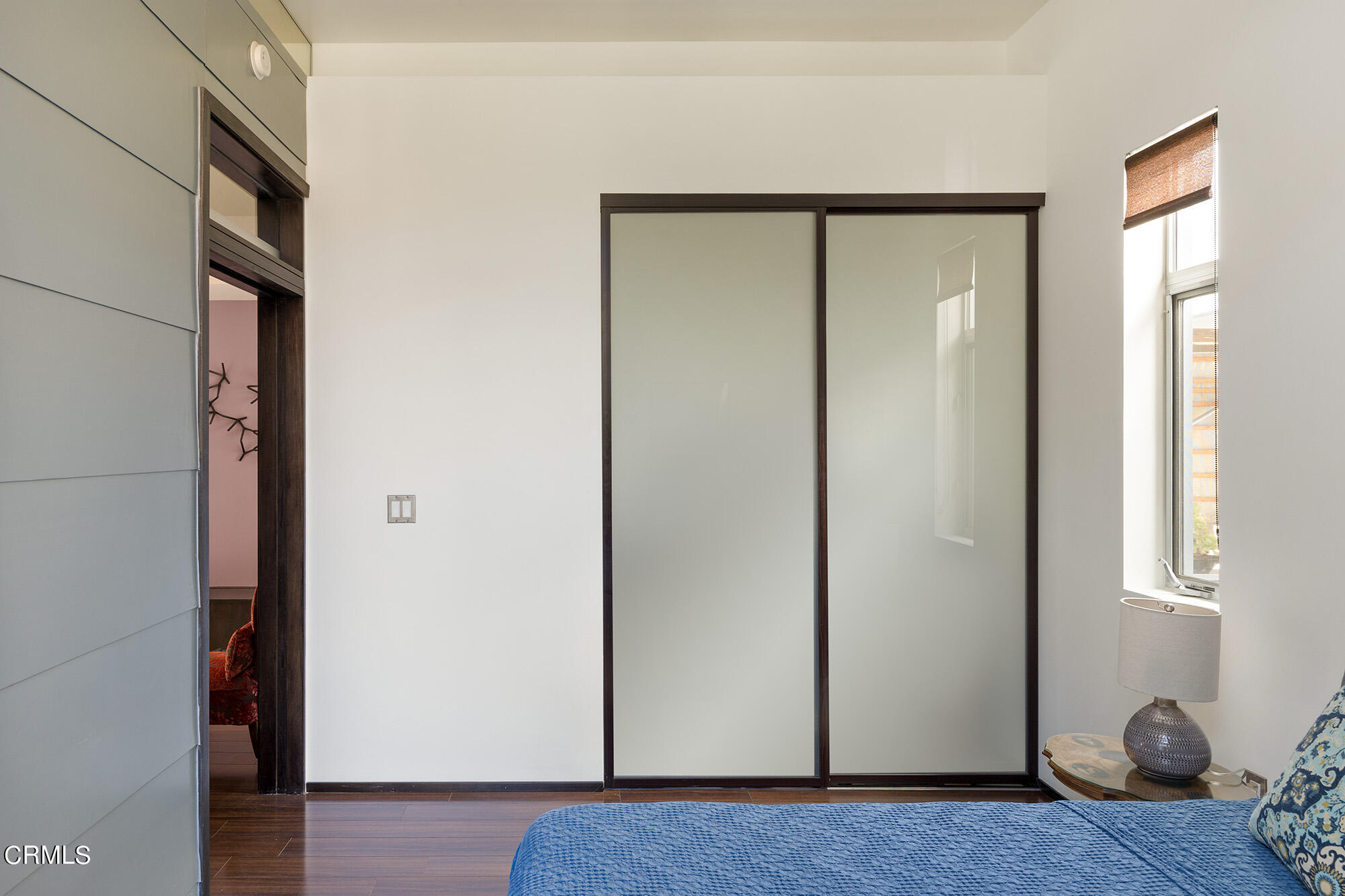 1869 Kaweah Drive Pasadena, CA 91105 - Photo 26 of 36 a view of an empty room with wooden floor and closet