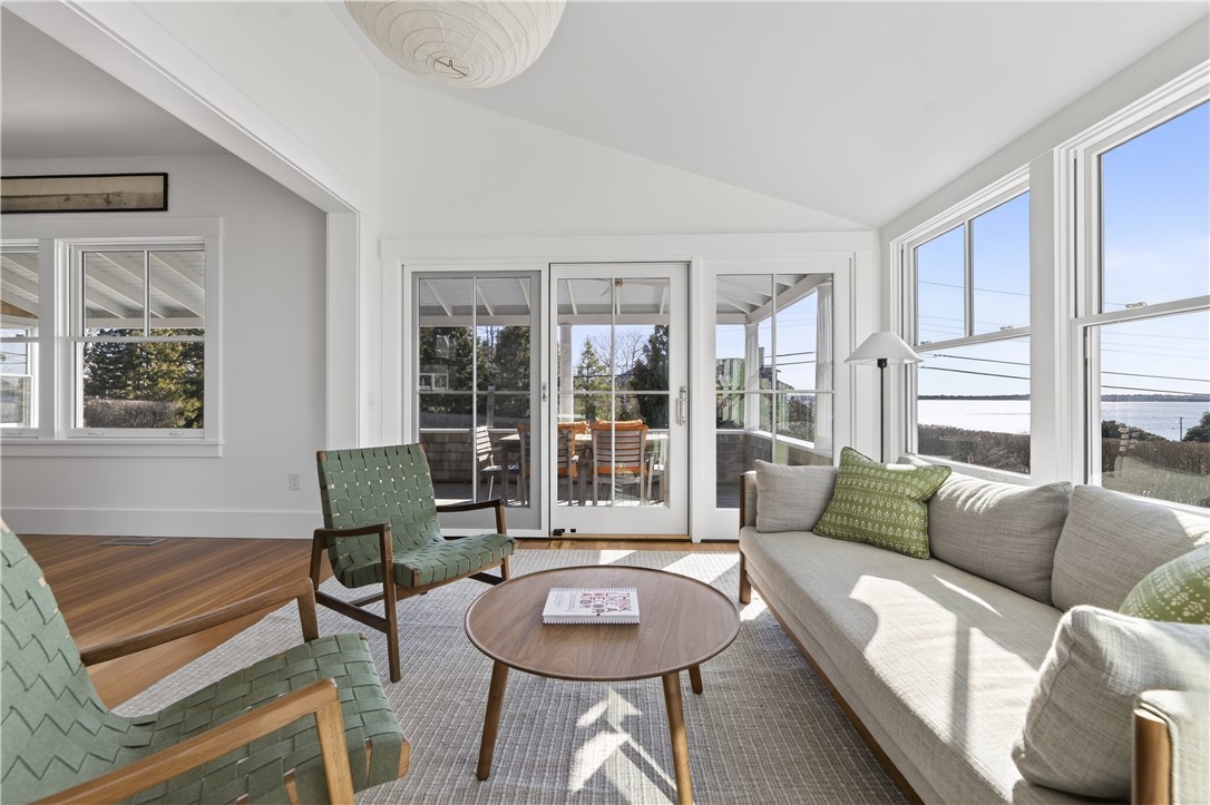 47 Longfellow Road Jamestown, RI 02835 - Photo 10 of 34 Sitting Room off of Dining area- Doors to Front porch