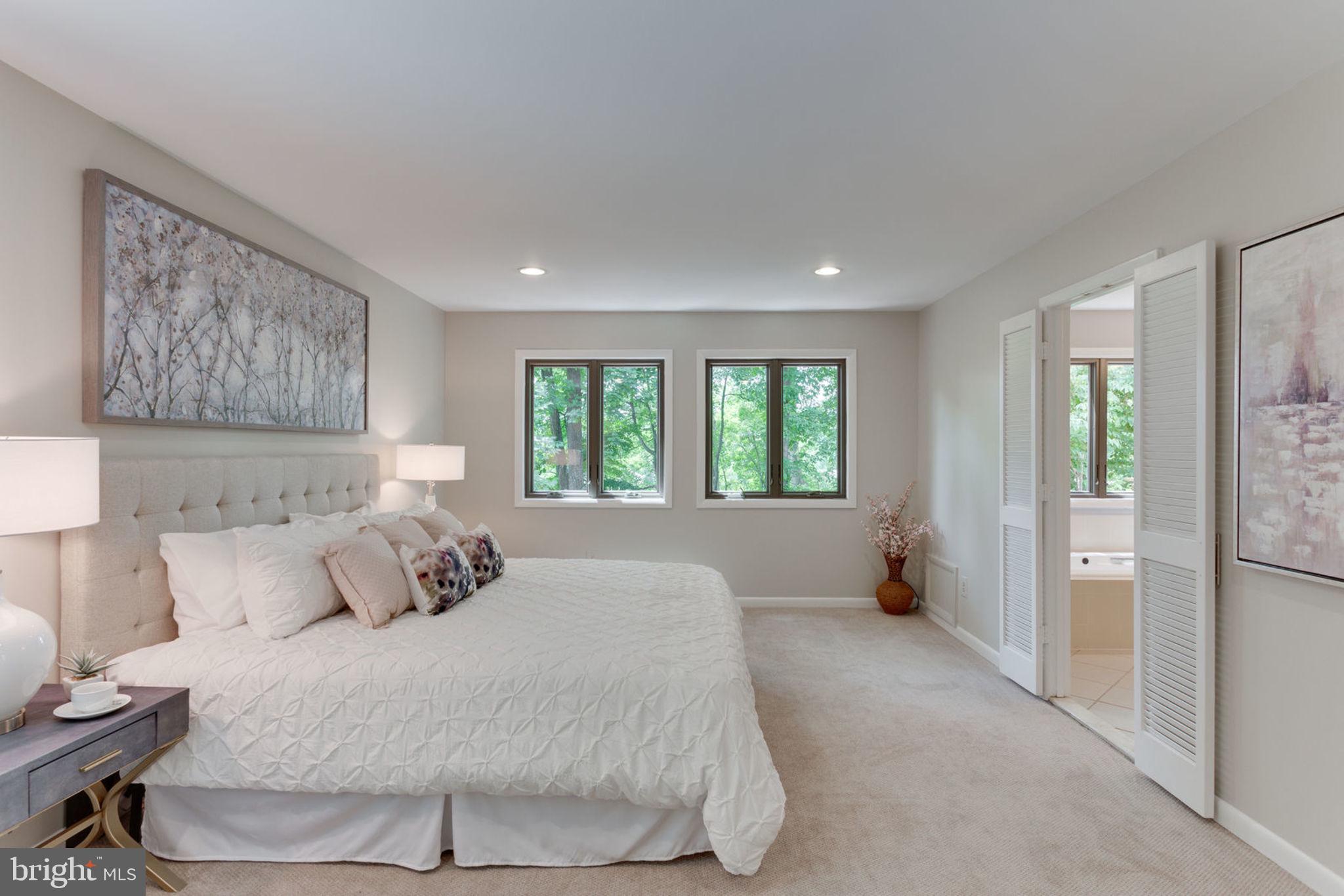 7350 Hooking Road McLean, VA 22101 - Photo 17 of 47 Main Level Master Bedroom Suite
