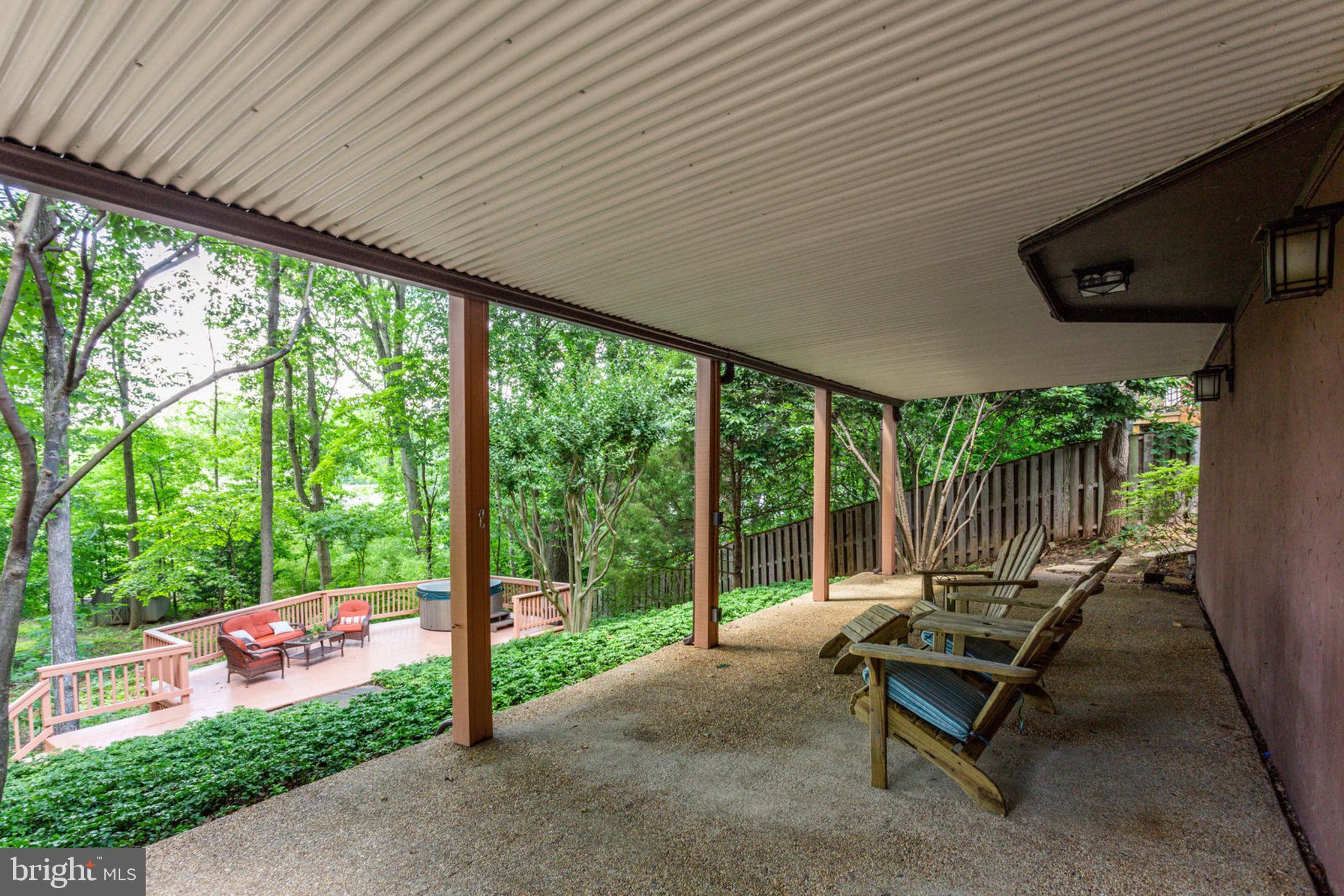 7350 Hooking Road McLean, VA 22101 - Photo 38 of 47 Covered Deck