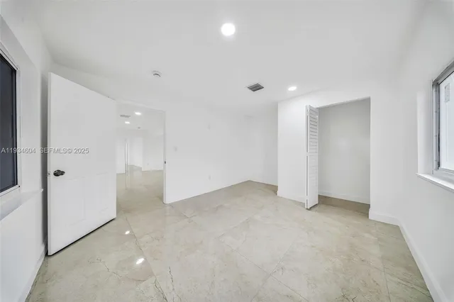 a view of an empty room