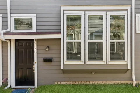 a view of front door of house