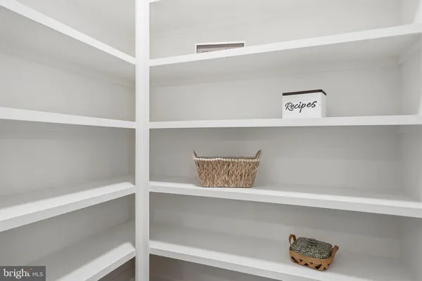 a close view of closet