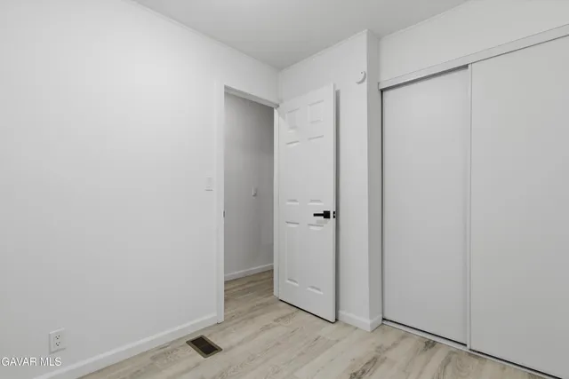 a view of an empty room