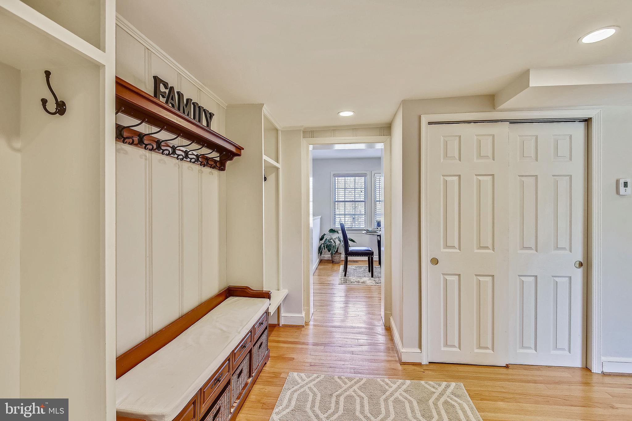 1619 Roxanna Road Northwest Washington, DC 20012 - Photo 2 of 31 Spacious, efficient mud room - "family central"!