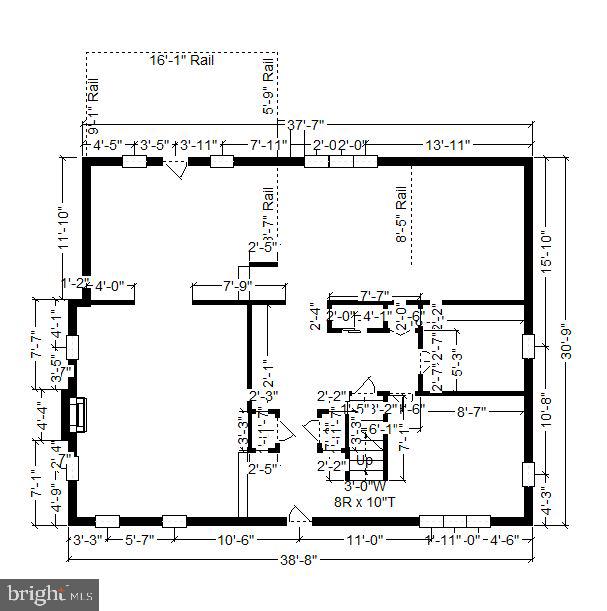 1619 Roxanna Road Northwest Washington, DC 20012 - Photo 30 of 31 Main floor dimensions