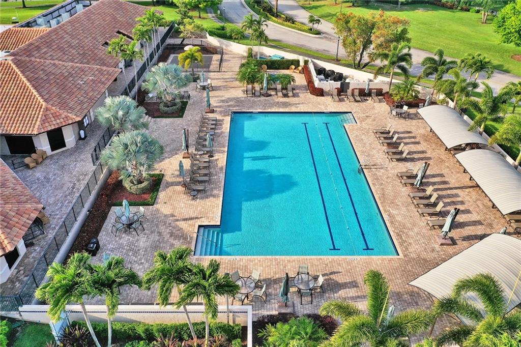 6698 Montego Bay Boulevard, Unit D Boca Raton, FL 33433 - Photo 39 of 44 an aerial view of a house