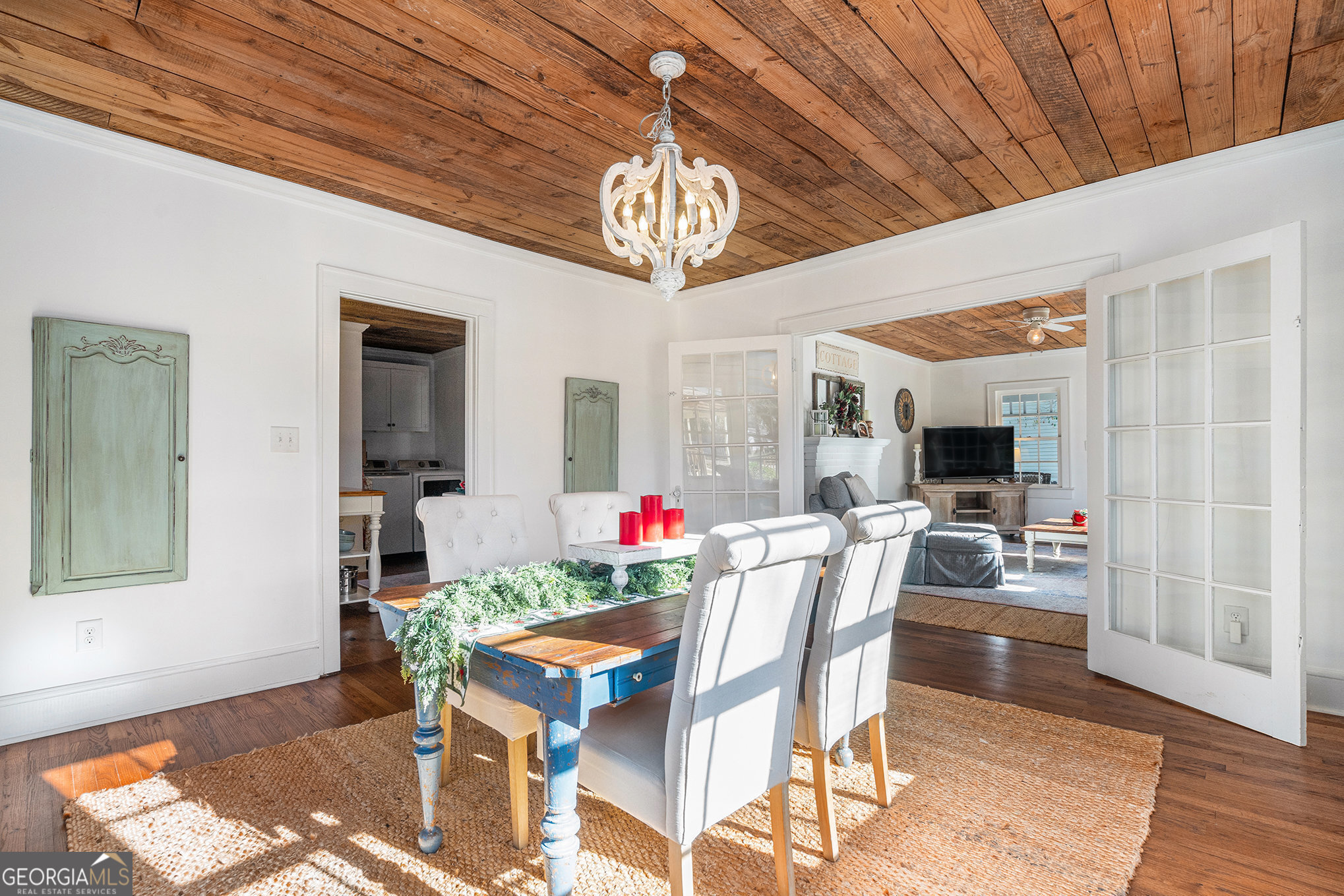 17 West Wright Street Winder, GA 30680 - Photo 10 of 31 a view of a dining room with furniture window and wooden floor