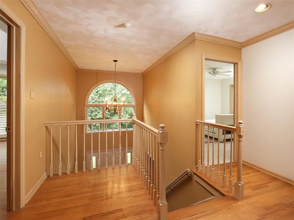 224 West Road Ligonier, PA 15658 - Photo 14 of 25 Upper floor hallway with master on left and two bedrooms on the right.