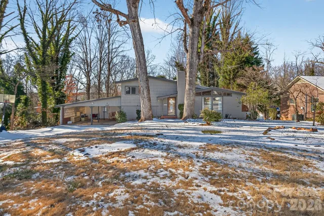 a view of street with trees