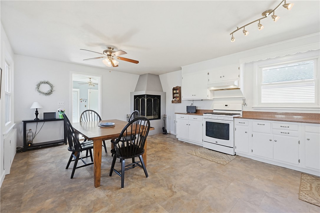 11 Katherine Road Woonsocket, RI 02895 - Photo 6 of 37 Kitchen with fireplace