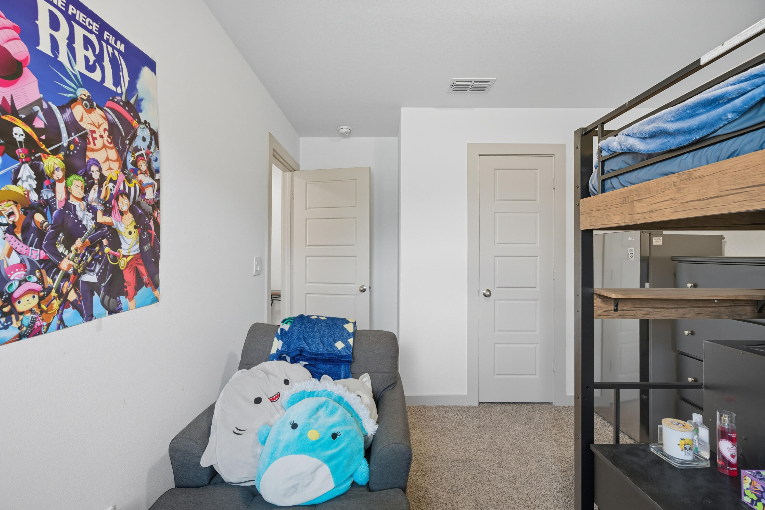 2902 133rd Street Lubbock, TX 79423 - Photo 28 of 38 a bedroom with a bed and furniture