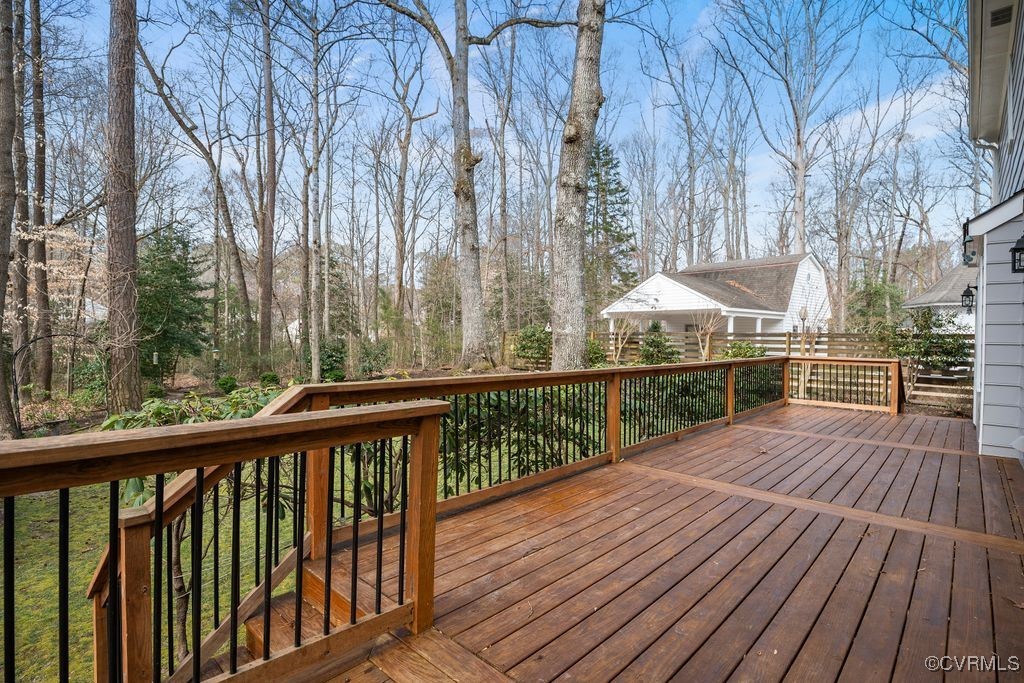 2208 Persimmon Trek Henrico, VA 23233 - Photo 31 of 44 a view of backyard with a deck