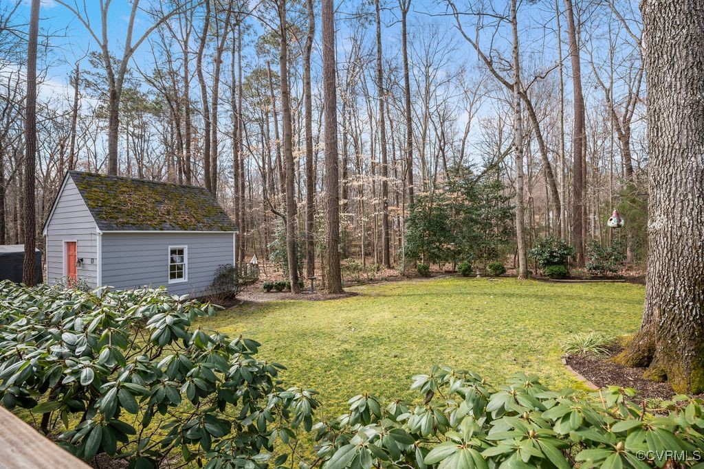 2208 Persimmon Trek Henrico, VA 23233 - Photo 33 of 44 a view of a house with backyard and trees