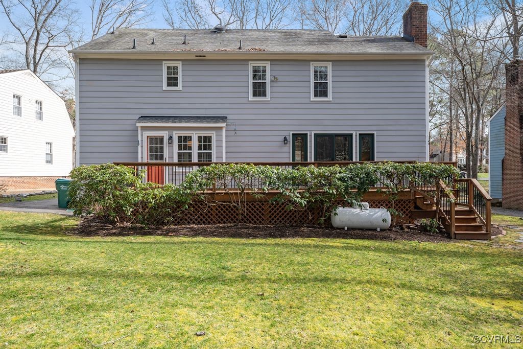 2208 Persimmon Trek Henrico, VA 23233 - Photo 35 of 44 a view of a house with a yard and plants