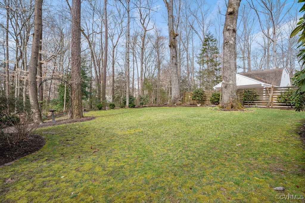 2208 Persimmon Trek Henrico, VA 23233 - Photo 37 of 44 a view of a yard with brick walls