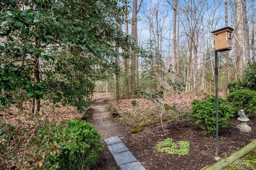 2208 Persimmon Trek Henrico, VA 23233 - Photo 38 of 44 a backyard of a house with lots of green space