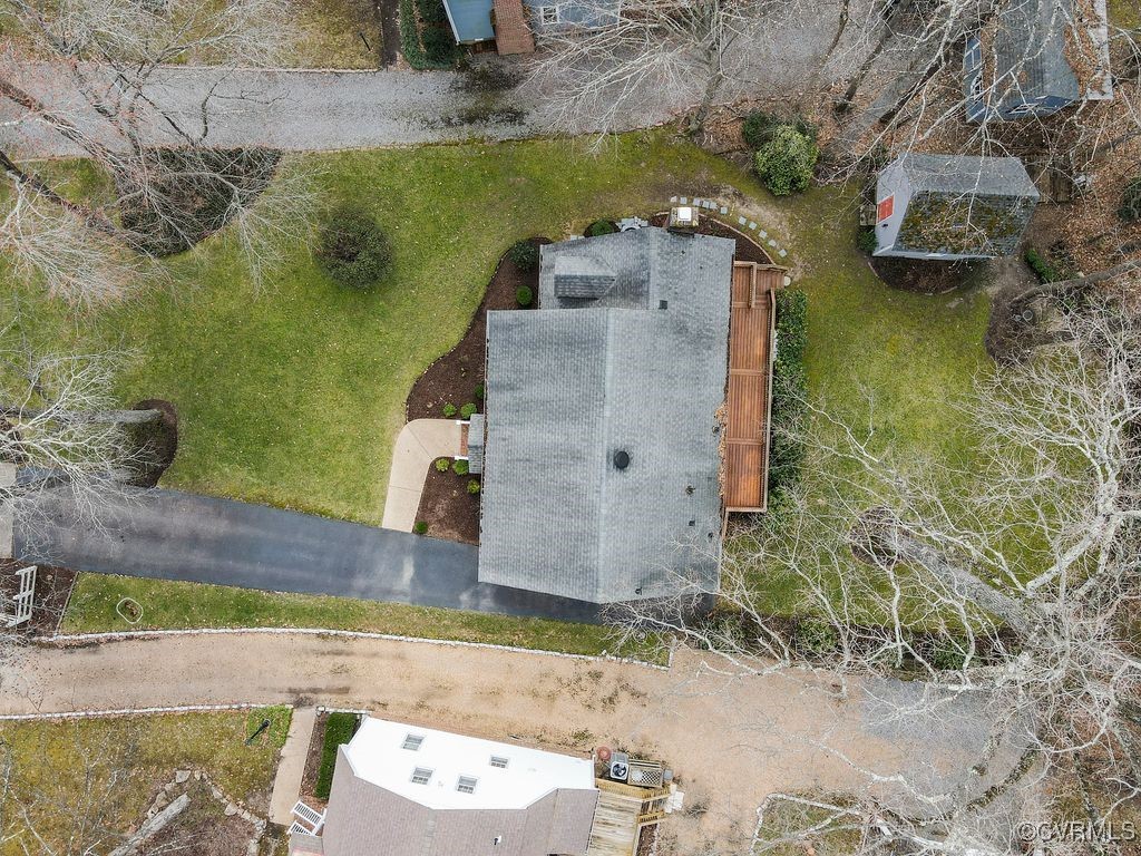 2208 Persimmon Trek Henrico, VA 23233 - Photo 39 of 44 an aerial view of a house with a yard