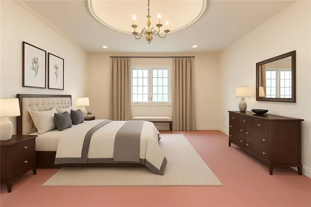 an aerial view of a house with yard swimming pool and outdoor seating