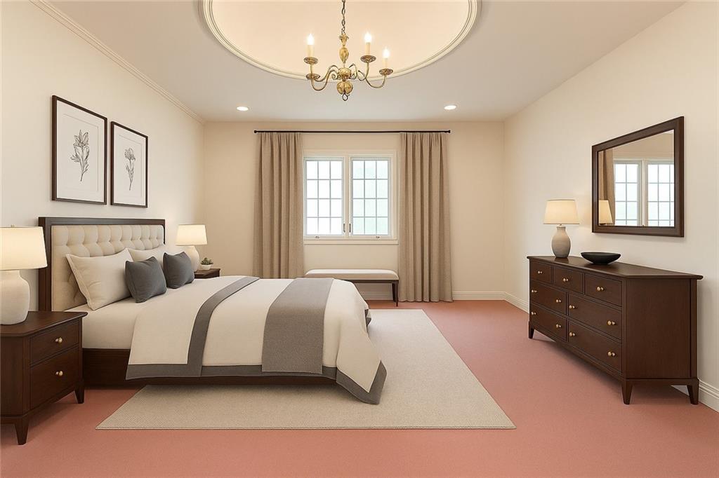 1118 Sandstone Road Greensburg, PA 15601 - Photo 24 of 50 a spacious bedroom with a bed and a dresser