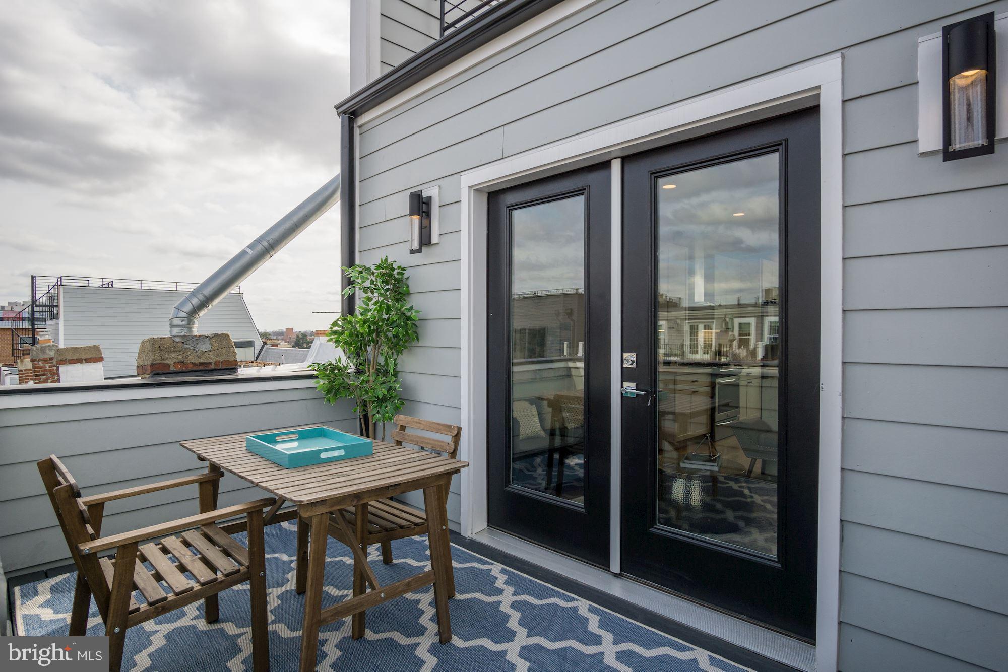 609 Gresham Place Northwest, Unit 2 Washington, DC 20001 - Photo 11 of 20 Private deck right off living room